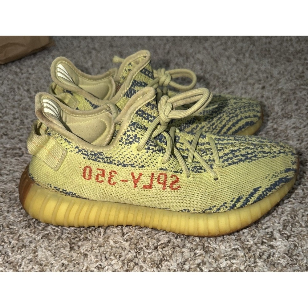 Size 7 - adidas Yeezy Boost 350 V2 Low Semi Frozen Yellow